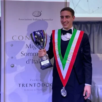 Alessandro Nigro Imperiale conquista il podio: “Miglior Sommelier d’Italia Premio Trentodoc”