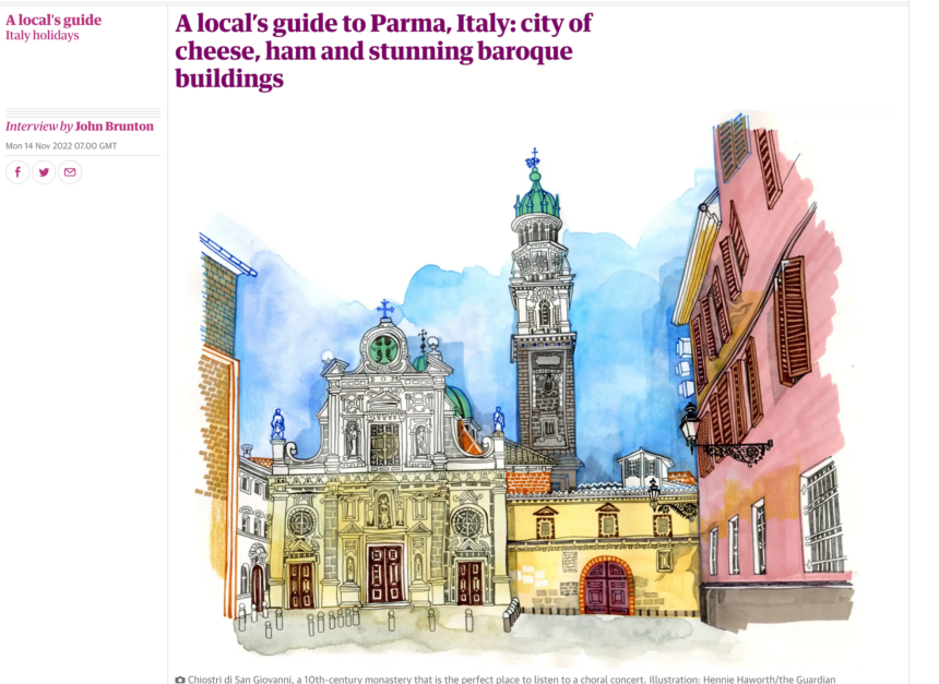 The Guardian racconta Parma Capitale della Food Valley