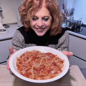 Mangiare con gli Occhi: Oggi in cucina con Ilaria Bertinelli – “Pasta fatta in casa: Sagne a la molenara senza glutine”