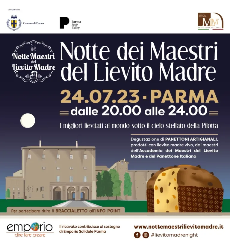 Solidarietà e Gusto a Parma per la “Notte dei Maestri del Lievito Madre”