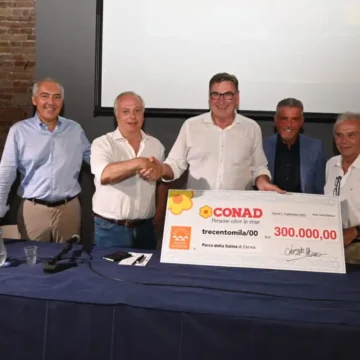 Da Conad 300.000 euro al Parco della Salina di Cervia