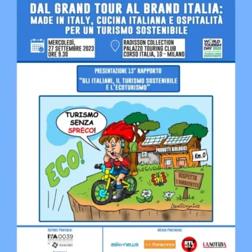 Giornata mondiale del turismo. Evento a Milano: “Dal Grand Tour al brand Italia”