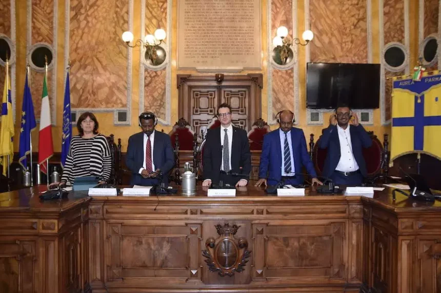 Parma: “Delegazione etiope in municipio”  