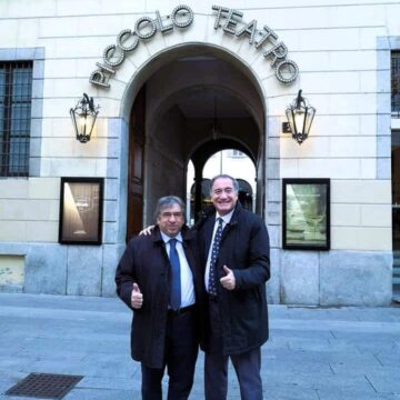Massimo Donato con Francesco Lenoci al Piccolo Teatro di Milano