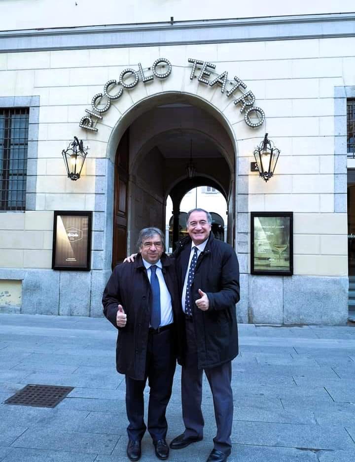 Massimo Donato con Francesco Lenoci al Piccolo Teatro di Milano