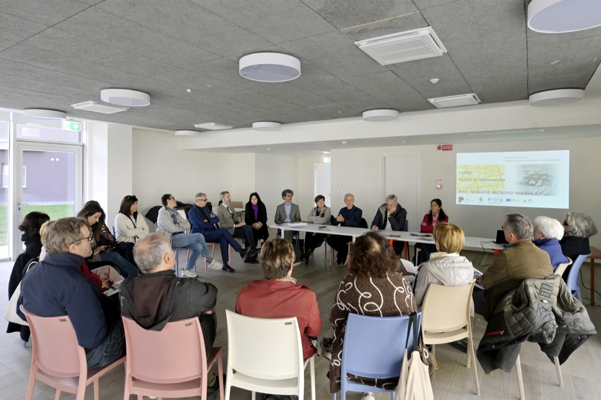 La presentazione del Mosaico Abitativo Solidale alle delegazioni dei Comuni in visita