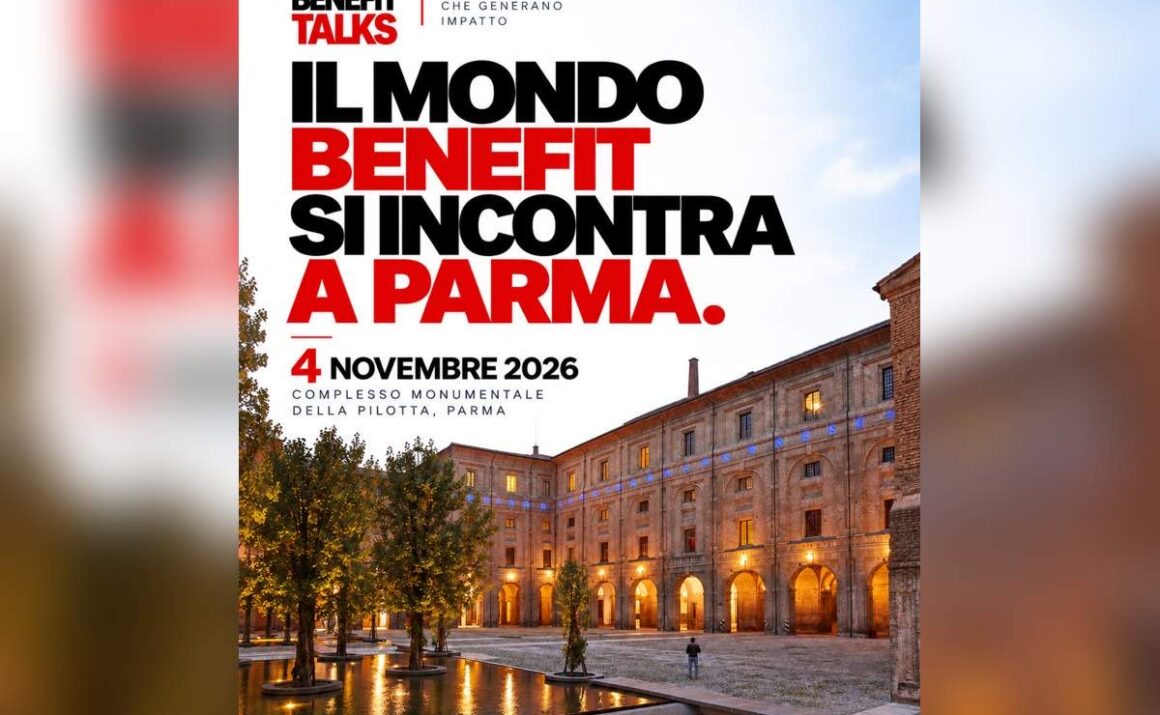 Parma Benefit Talks, 4 novembre 2026 alla Pilotta