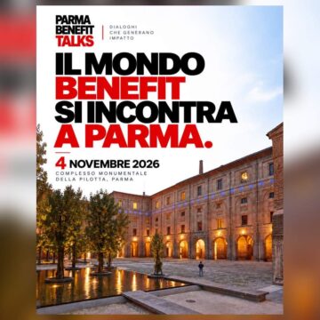Parma Benefit Talks, 4 novembre 2026 alla Pilotta