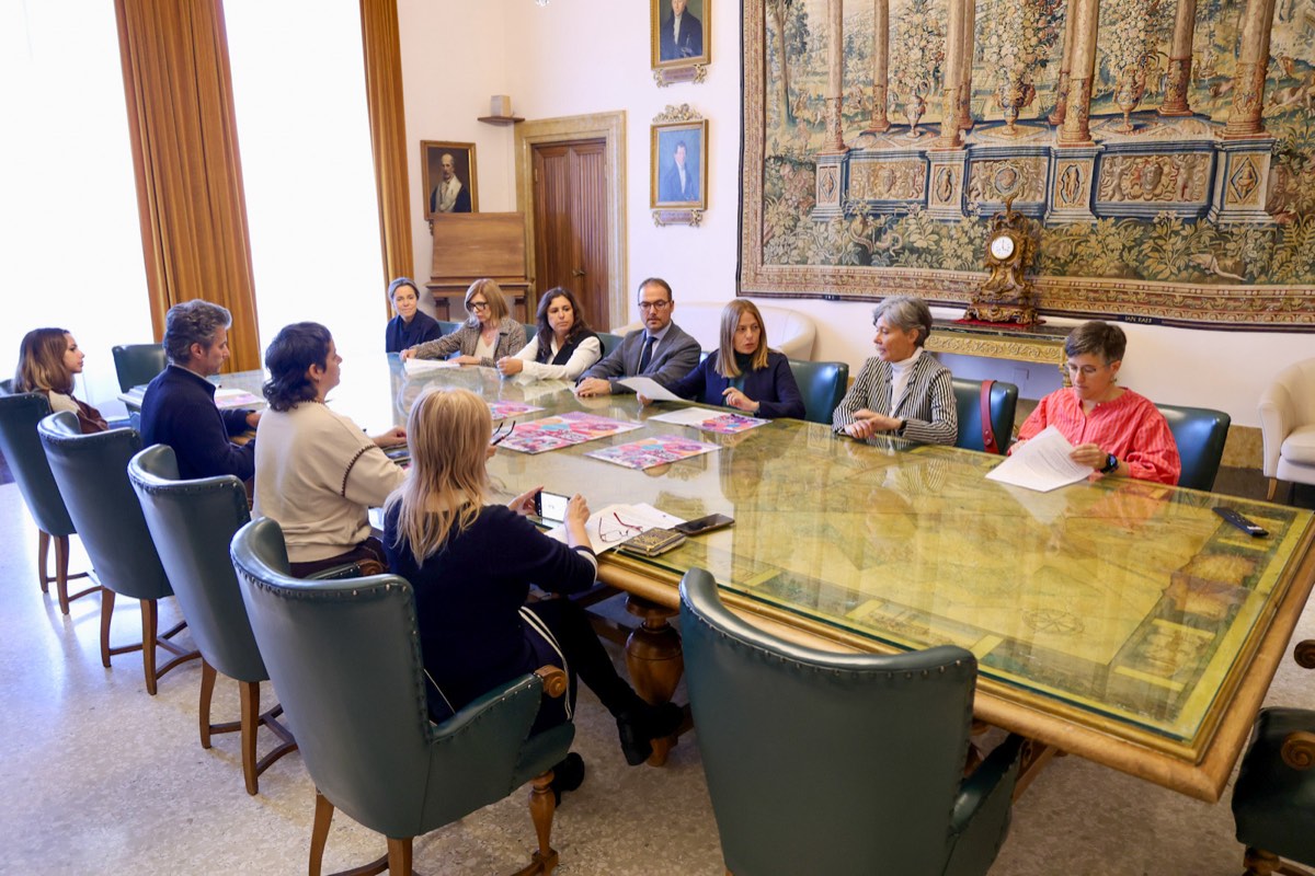 La presentazione della campagna nella sala degli Arazzi della residenza municipale di Ferrara